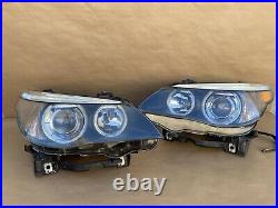 04-07 BMW E60 525i 545i 530i M5 Dynamic Xenon HID Headlights Assembly Pair L&R