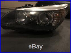08-10 BMW 5-Series M5 XENON HID Complete Headlights Pair OEM
