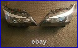 2004-2007 BMW 5-Series XENON HID Headlights Both Driver LH Passenger RH AFS OEM