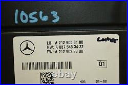 2010 W221 Mercedes S63 S550 S600 Proximity Cruise Parktronic Control Module