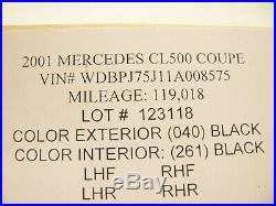 A0005408817 00-06 Mercedes W215 CL600 SL500 Distronic Cruise Control Sensor OEM