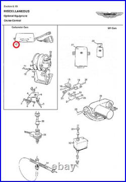 Aston Martin AMV8 and Lagonda Cruise Control Module