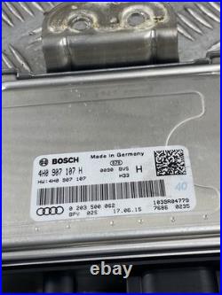Audi A6 C7 Control Unit Lane Assist Module Adaptive Cruise & Bracket 4H0907107H Audi A6 C7 Control Unit Lane Assist Module Adaptive Cruise & Bracket 4H0907107H