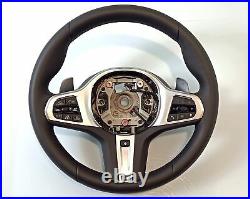 BMW OEM M Sports Steering wheel leather 8008186 Paddles Heater DAP 9km G series