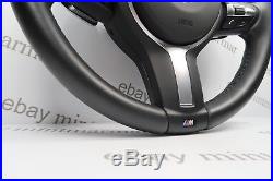 Bmw X5 M Tech Sport Lenkrad Shaltwippen Vibronic Viber LIM Leder F15 #48