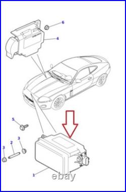 C2P12024 Adaptive Cruise Control Sensor, Radar Distance Module -XF, X351, X150