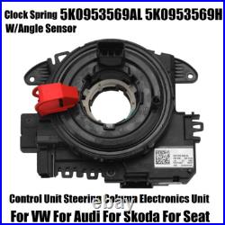 For VW Audi Seat 5K0953569AL MFSW Steering Module Slip Ring Cruise Clock Spring