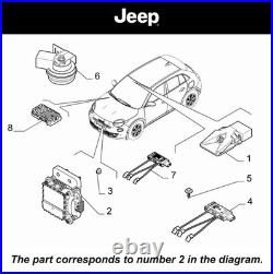 Genuine JEEP Radar Distance Cruise Control Sensor Front Module Avenger 2023-On