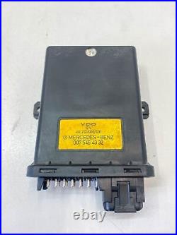 MERCEDES SL R129 300 Cruise Control Module Unit 0075454332 140kw 1990 20438061