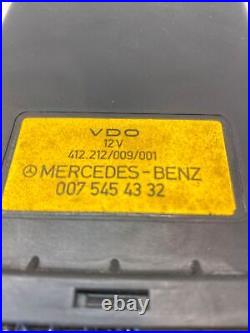 MERCEDES SL R129 300 Cruise Control Module Unit 0075454332 140kw 1990 20438061