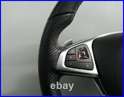 MERCEDES W213 C238 A238 NAPPA LEATHER STEERING WHEEL shift FLAT AIRBAG sport/amg