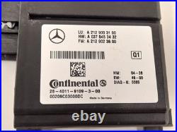 Mercedes-Benz E W212 2009 Cruise control unit module 2129003100 VIA37149