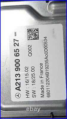 Mercedes E Class Distronic Radar Sensor Control Module Ecu A2139006527 W213 2019 Mercedes E Class Distronic Radar Sensor Control Module Ecu A2139006527 W213 2019