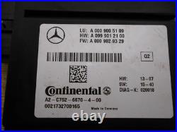 Mercedes S C Class Glc W205 S550 2017 Radar Cruise Control Module A0009005109