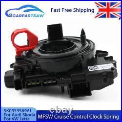 OEM 5K0953569AL Steering Wheel Slip Ring Cruise Clock Control Module For VW AUDI