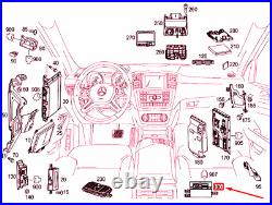Oem Mercedes-benz ML W166 Media Interface Control Unit A1729002809 Genuine