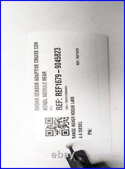 Range Rover Vogue L405 Radar Sensor Adaptive Cruise Control Module Rear 2013
